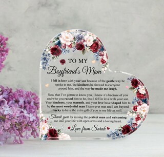 Placca Decorativa In Acrilico Personalizzata | Regalo Speciale Per Papà E Mamma | Frasi Uniche