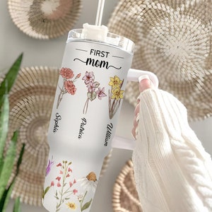 Personalized First Mom Now Grandma With Children and Grandkids Name 40 ...