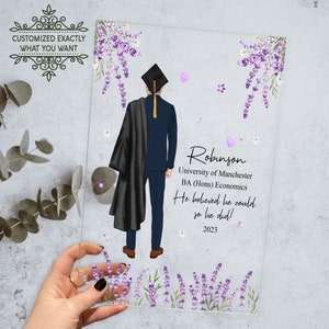 Personalized Name Graduation Print Rectangle Plaque - Etsy