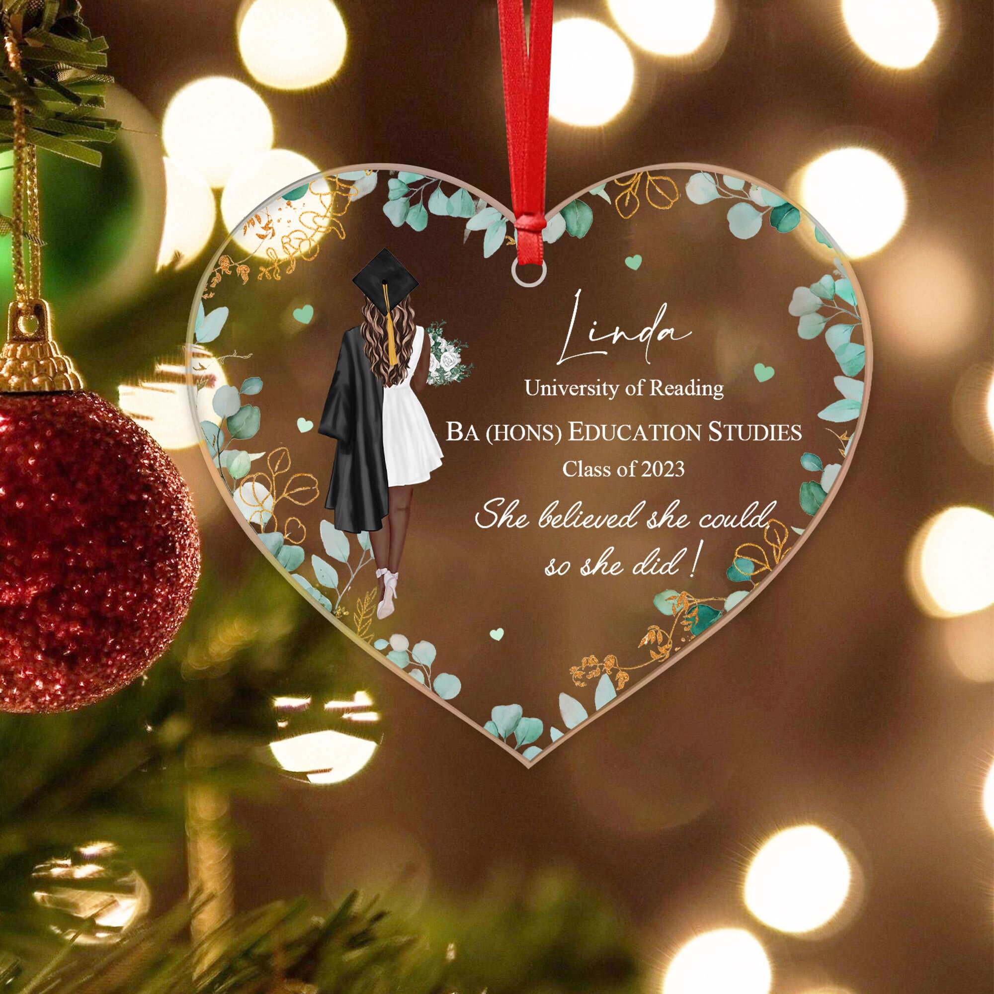 Regalo De Graduación Para Mi Hija Placa Acru00edlica Con Forma De