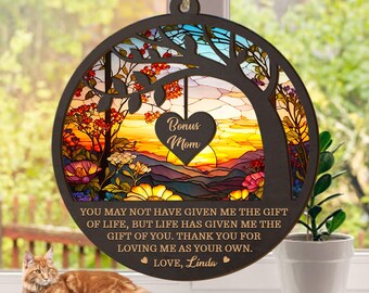 Bonus Mom Bookmark – Stainless Steel Thank You Gift For Stepmom, Mother’s Day, Birthday