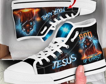 Custom Chaussures Jesus Christ Custom A Child Of God, A Man Of