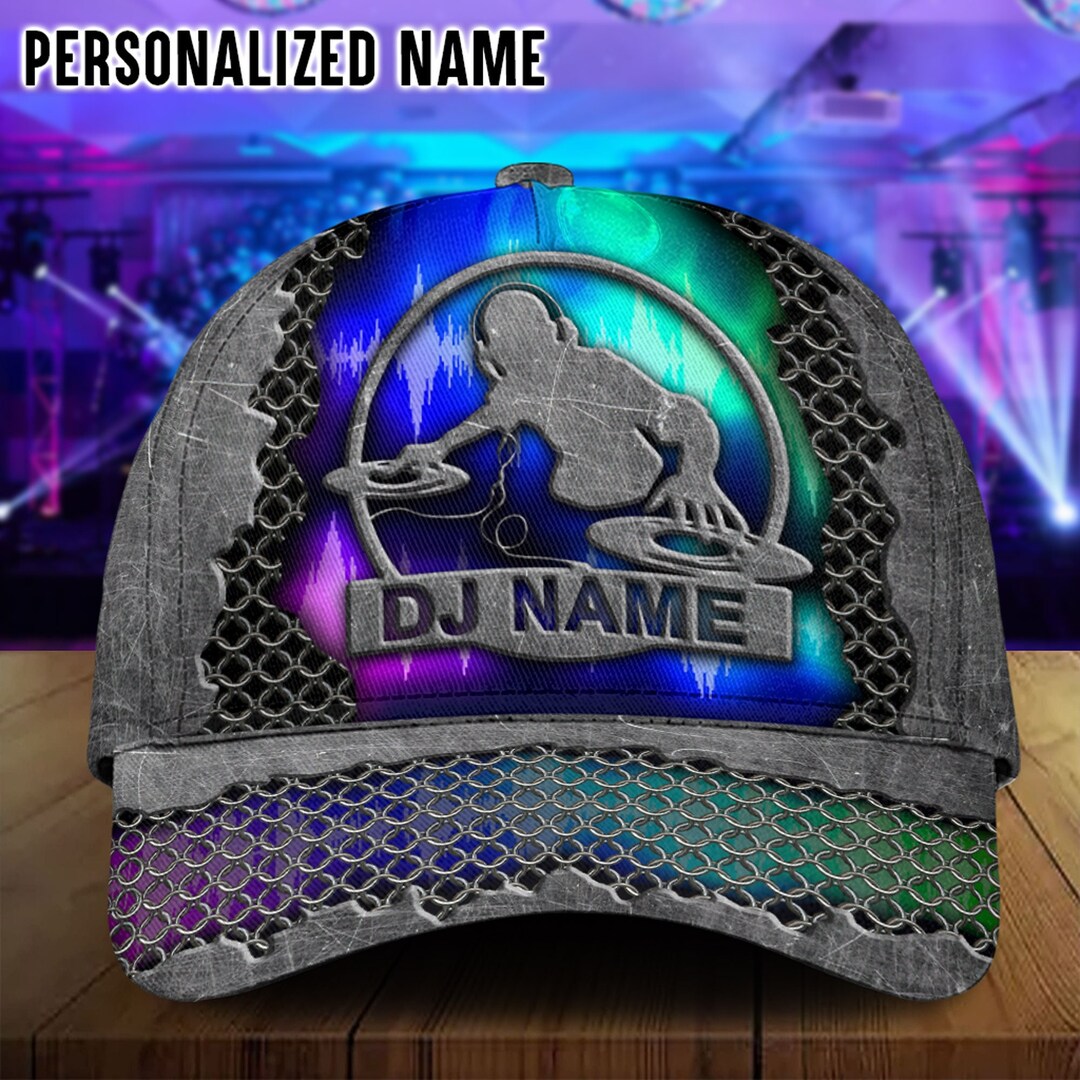 Personalized DJ Cap, DJ Hat, Christmas Gifts for Dj Players , DJ