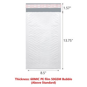 KSK Bubble 5 X 10 Poly Bubble Mailers Padded Shipping Envelopes 