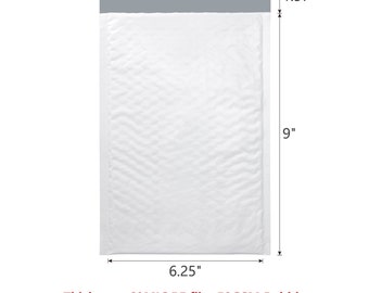 KSK Bubble 6.25" x 10" Poly Bubble Mailers Padded Shipping Envelopes