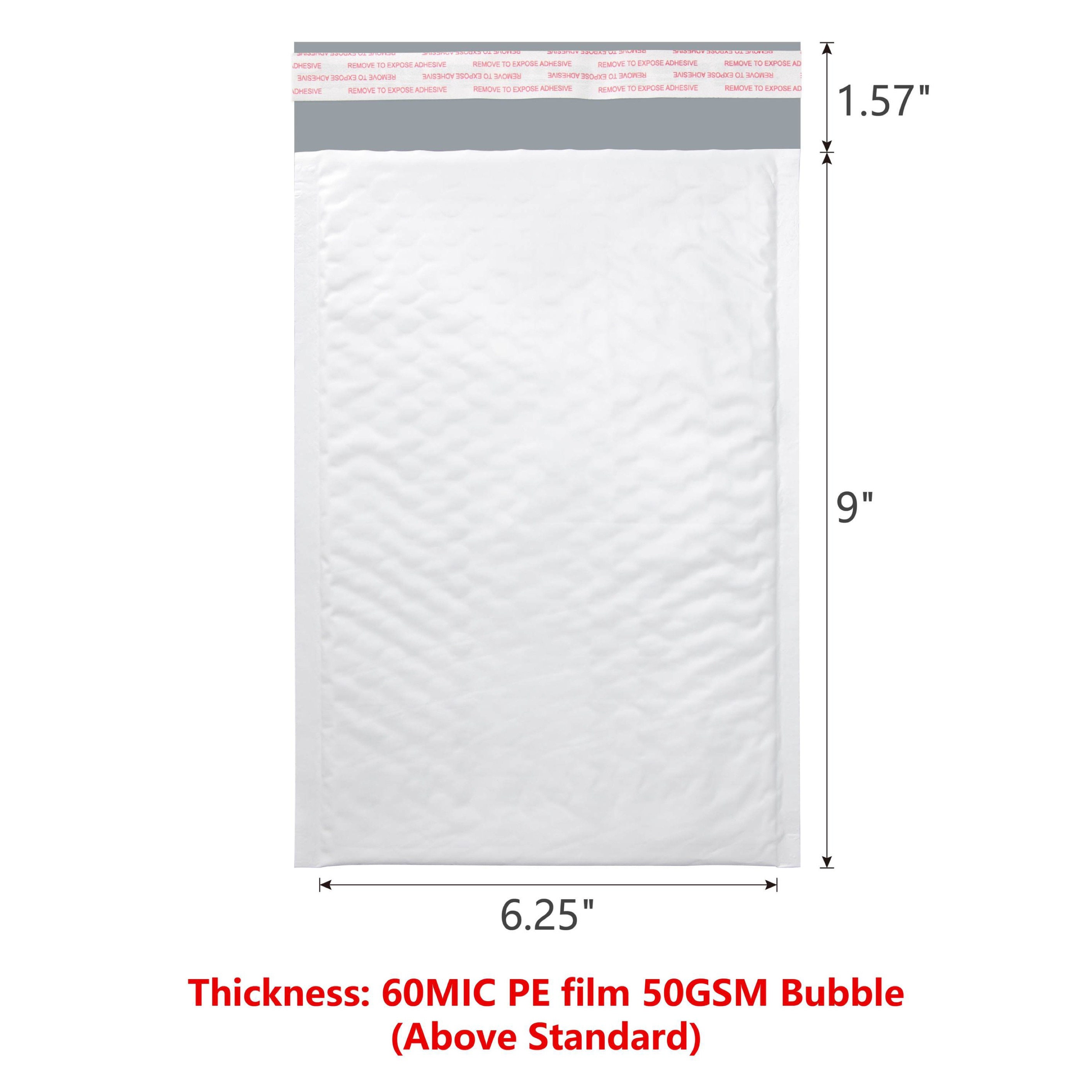 KSK Bubble 6.25 X 10 Poly Bubble Mailers Padded Shipping Envelopes 