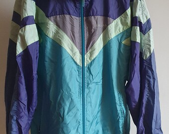 Vintage Adidas 80's Track Jacket Made in USA Run Dmc Sz S | Etsy