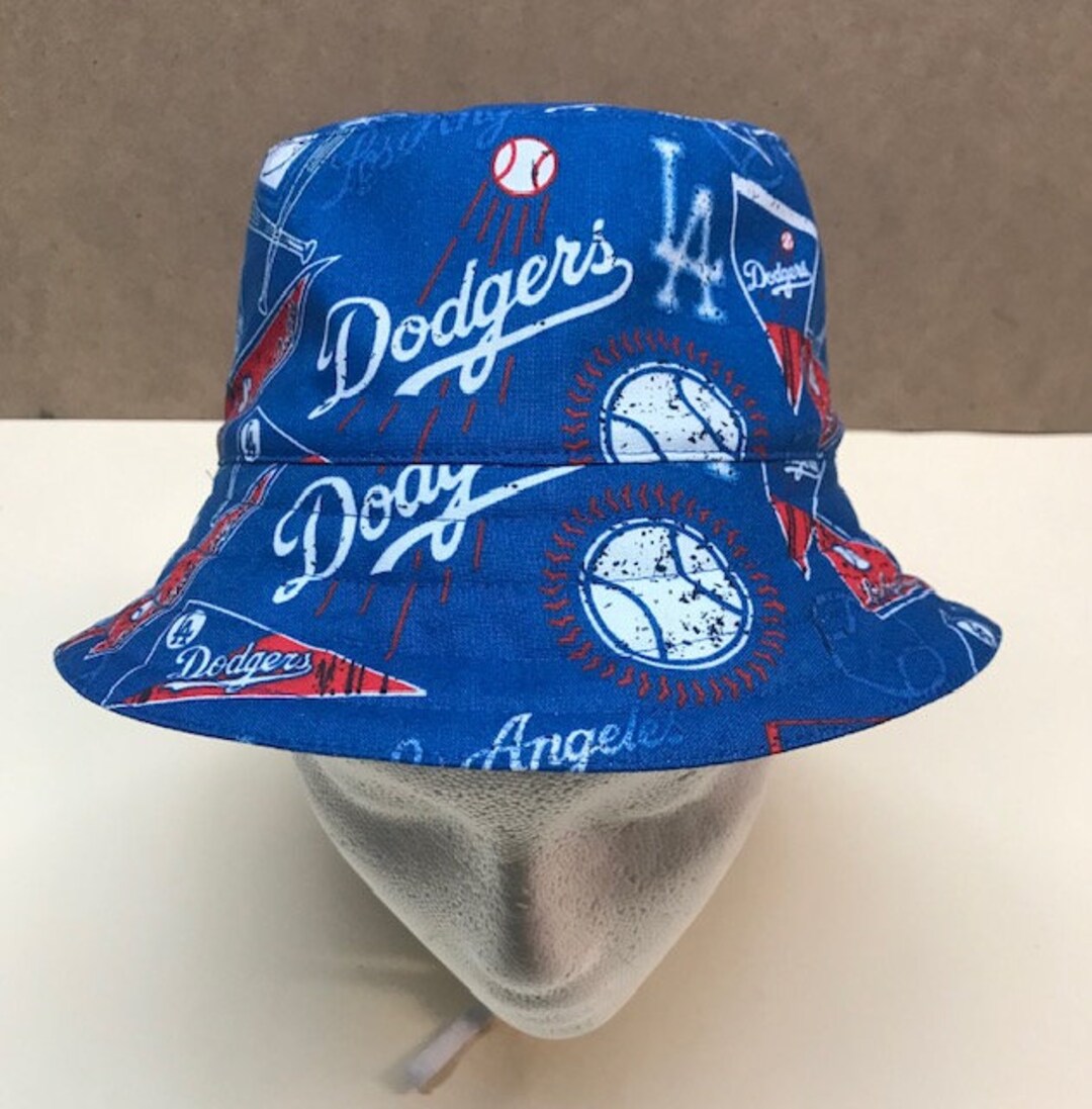 Dodgers Bucket Hat With Daisy Under Brim Sizes Toddlers Etsy