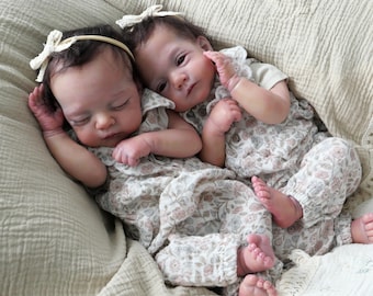 Reborn Baby Studio Bebé reborn – Niña – Dulces gemelas Irys y Lily