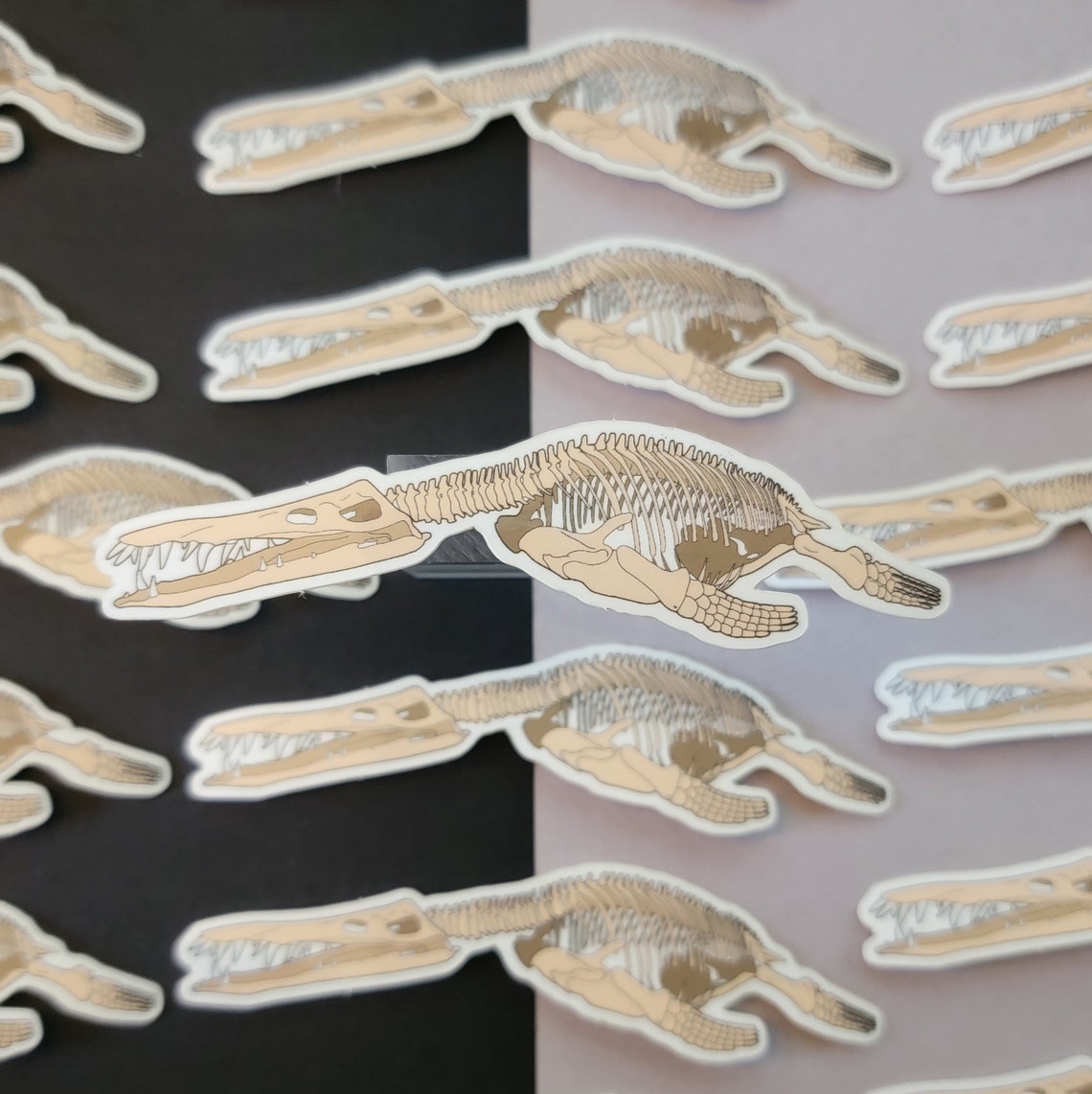 Liopleurodon Sticker | Sea Monster | Plesiosaur | Fossil I Marine ...