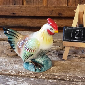 Vintage Ceramic Roster Figurine