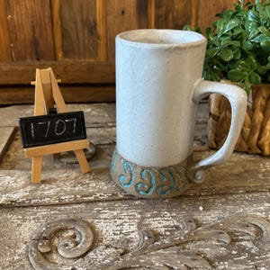 Vintage 1960’s Pottery Stein/Mug, Isla del Sol Original Pottery from Puerto Rico