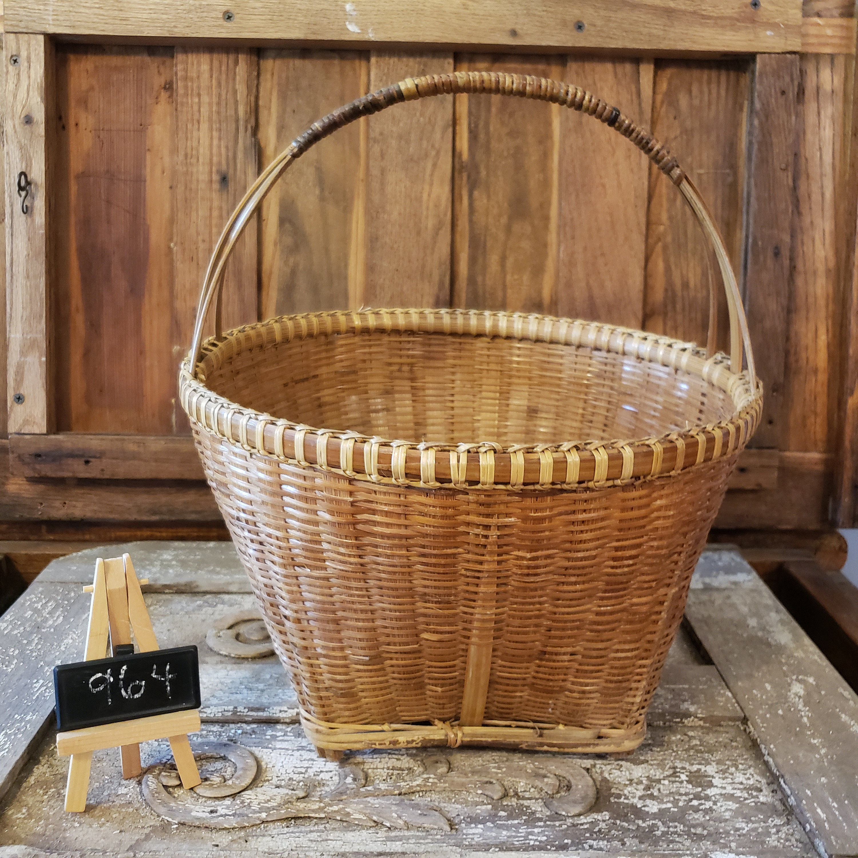 Large Woven Basket Farmhouse Blanket Basket Cottage Basket Etsy