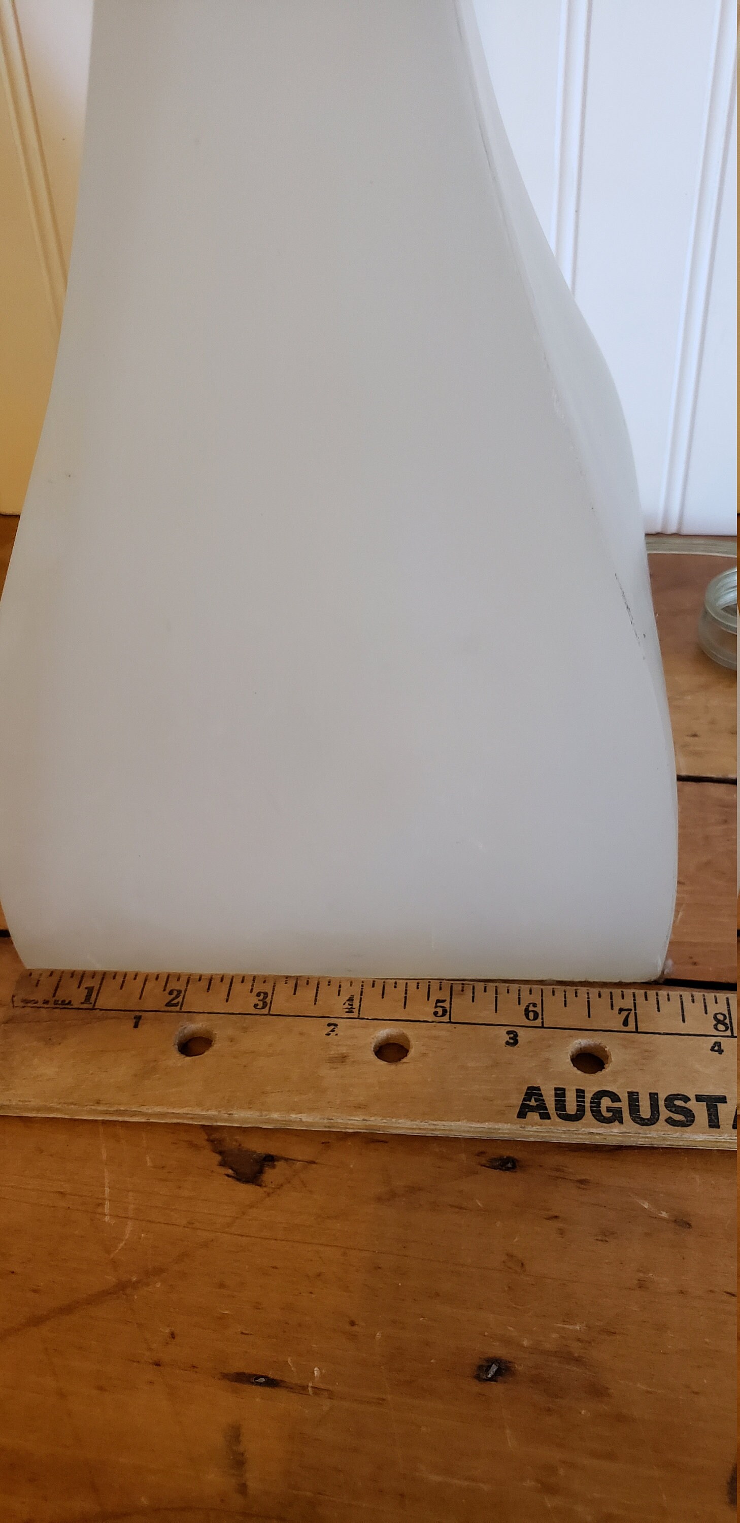 Mid Century Modern Translucent Cream Plexiglass Lucite - Etsy