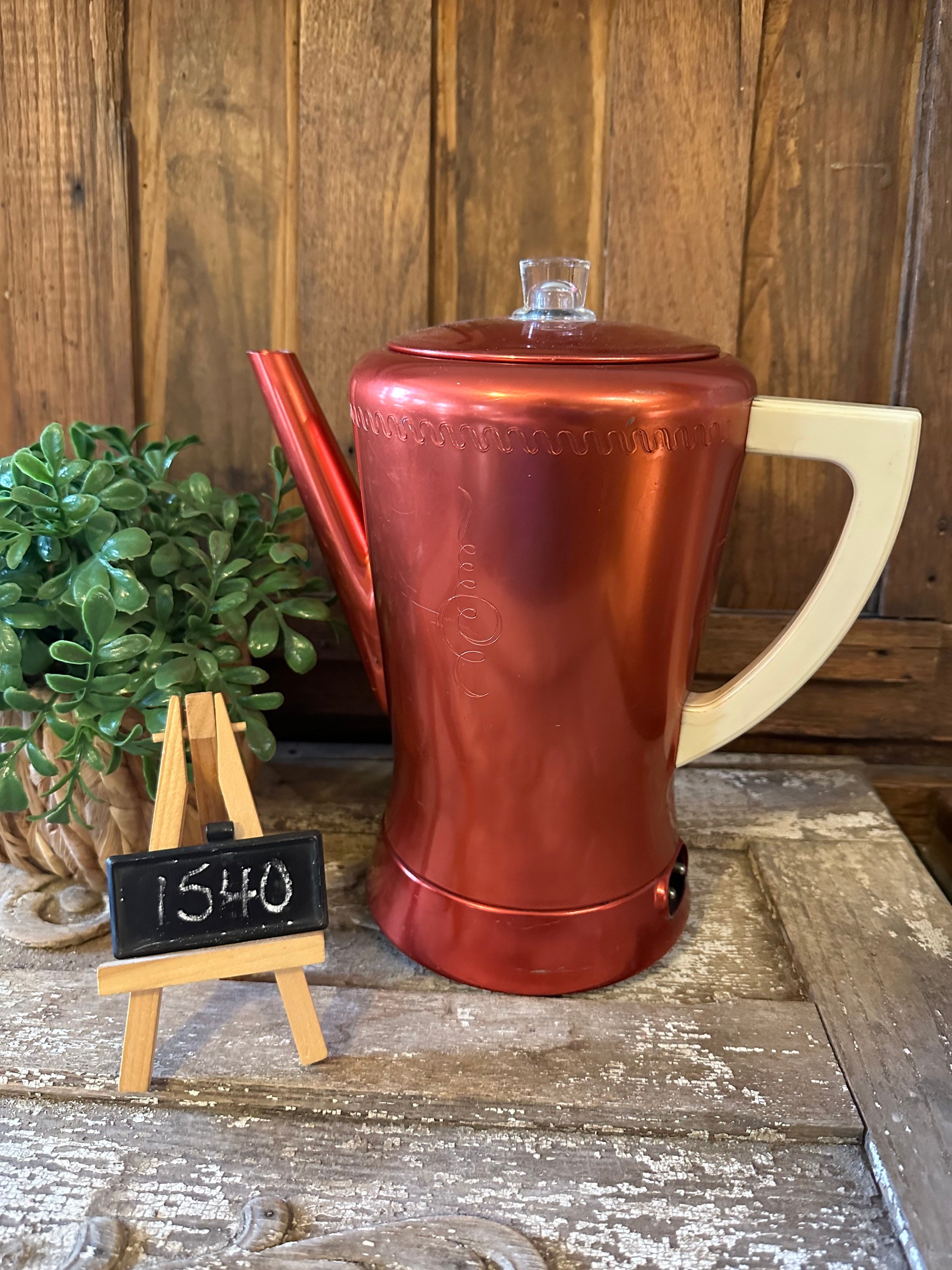 West Bend Large Coffee Pot Or Hot Water Dispenser. 16” Tall 25