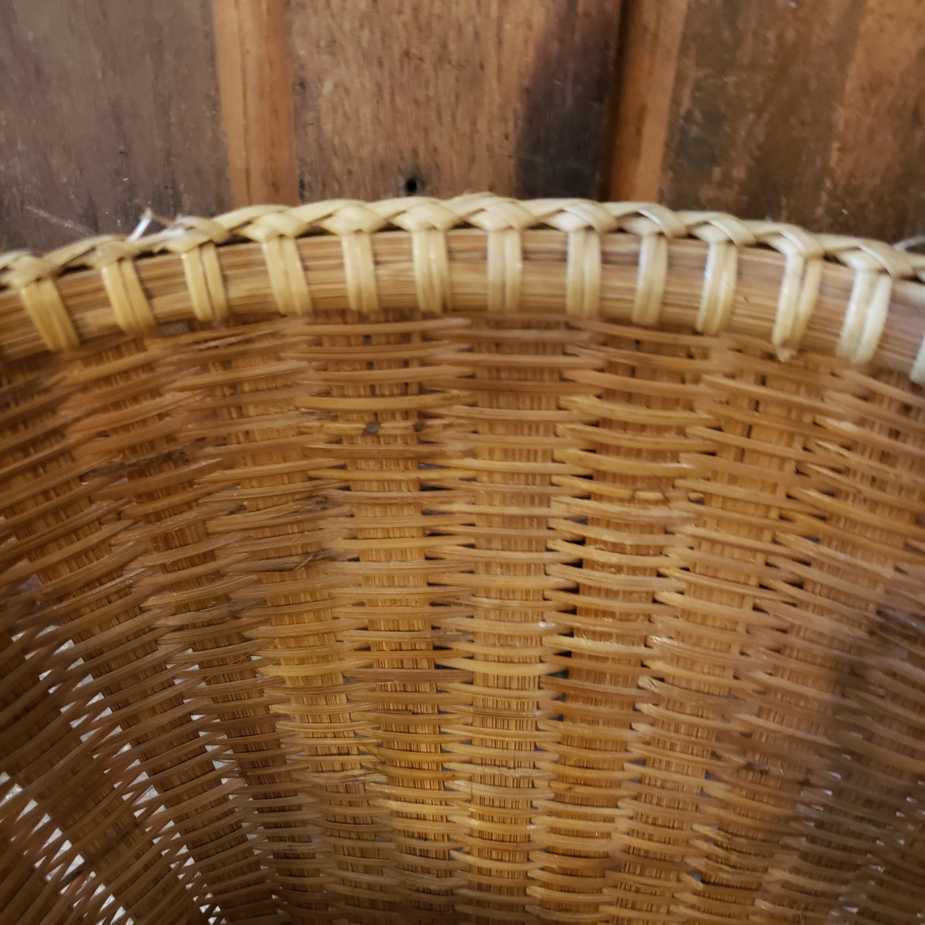 Large Woven Basket Farmhouse Blanket Basket Cottage Basket Etsy