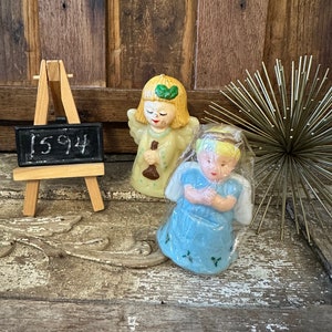 Small Vintage Angel Candles, Vintage Holiday Decor, Sold Separately