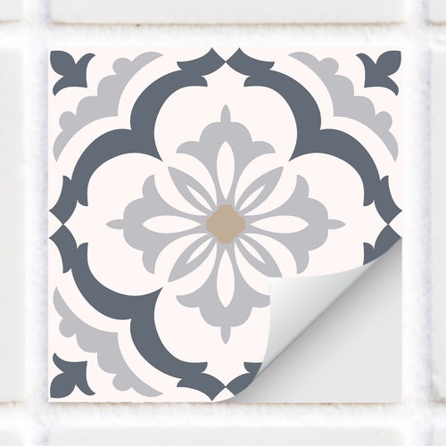 Tile Stickers Sage Green Vintage Tile Decals TS00324 Etsy