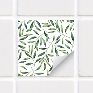 Leaf Print - Tile Decal Stickers - Summer Breeze - TS-002-01