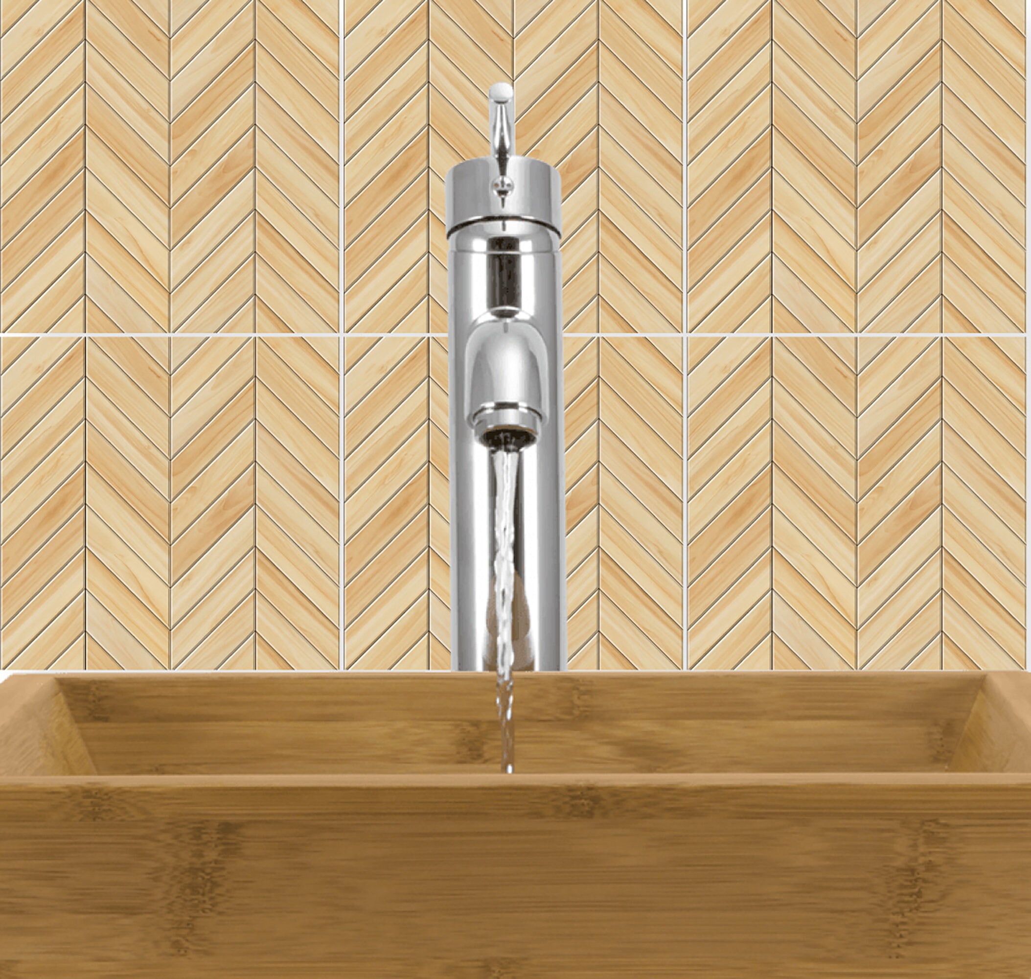 Herringbone Tile Stickers Contemporary Line Art Boho Decals Etsy