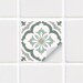 Tile Stickers - Green Vintage Tile Decals - TS-003-25 