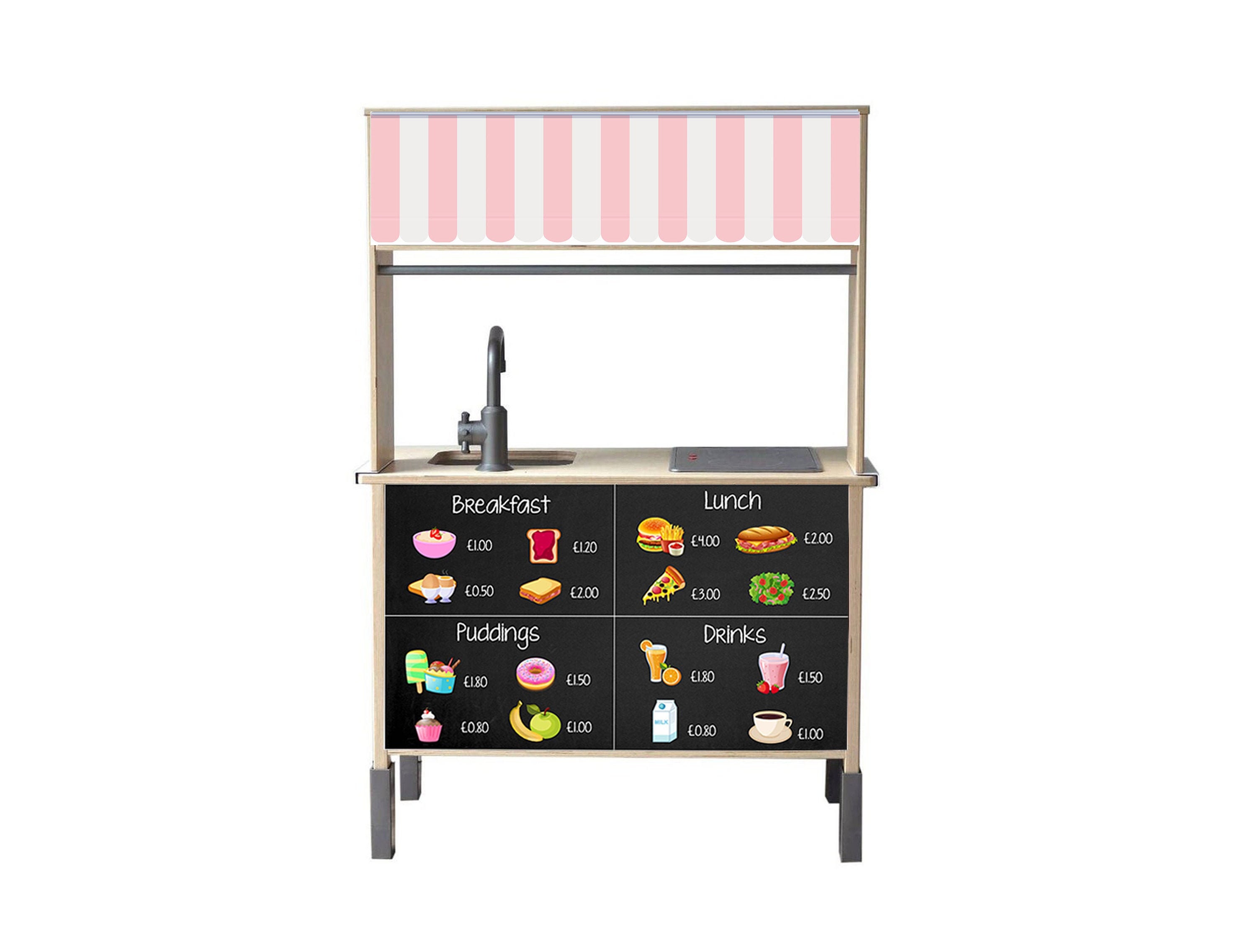 Ikea Kitchen Café Stickers Pink IKEA DUKTIG Decals Ikea Etsy