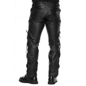 Mens Genuine Leather Pants Biker Rider Jeans Motorcycle - Etsy