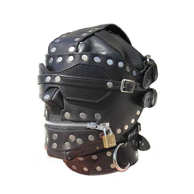 Genuine Leather Bondage BDSM Hood Gimp Mask With Locking Mouth Etsy Genuine Leather Bondage BDSM Hood Gimp Mask With Locking Mouth Etsy