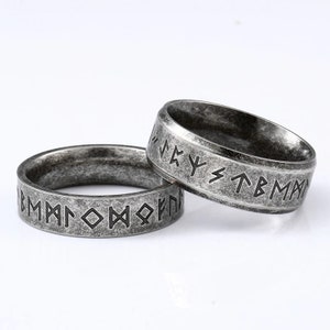 Odin Norse Viking Nordic Ring for Men Fashion Gothic Real Stainless Steel Jewellery Rings