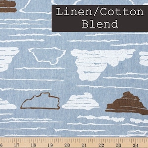 Big Sur Riverbend Chestnut- Anna Graham - PER QUARTER METRE Big Sur Riverbend Chestnut- Anna Graham - PER QUARTER METRE