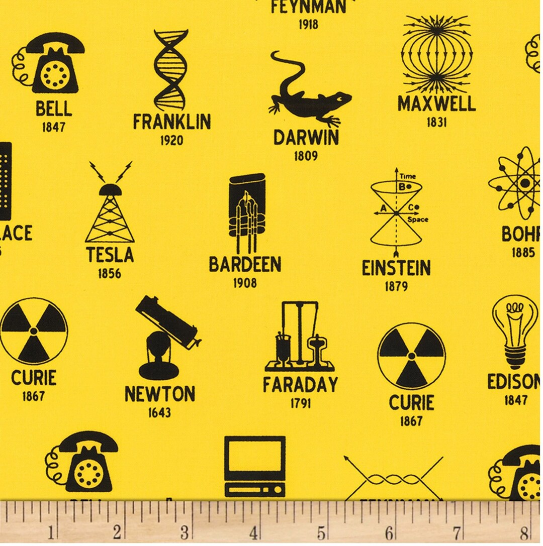 Science Symbols in Yellow - From Science Fair by Valerie Wells - for ...