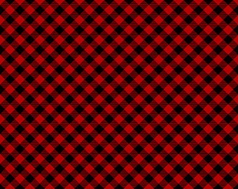 Buffalo Check in Red and Black-  from Timber Gnomies by Shelly Comisky - for Henry Glass Fabrics - 100% Cotton Quilting Fabric