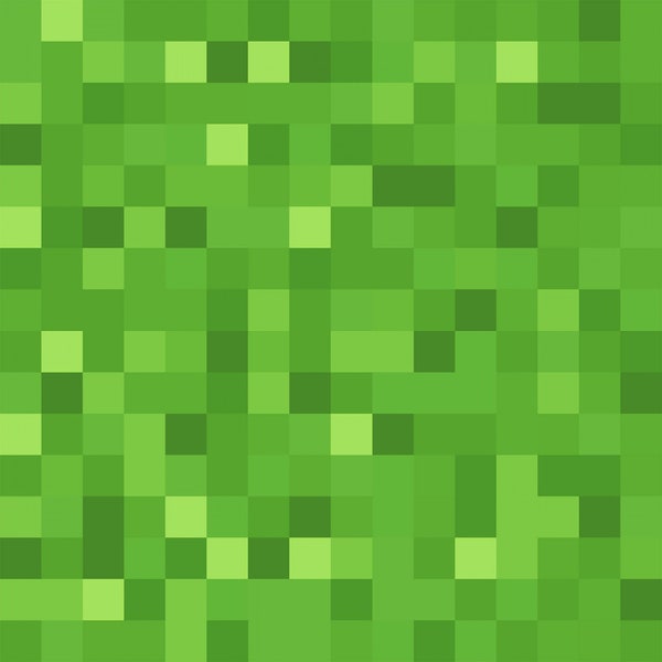 Minecraft Pixels - from Mojang Minecraft Collection - for Springs Creative - 100% Cotton Quilting Licensed Fabric