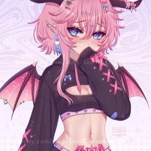 Menhera chan anime  Art Print for Sale by uisch