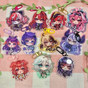 Hololive 2.5 Inch Keychains