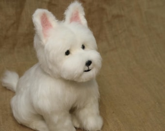 30cm Needle Felted Bichon