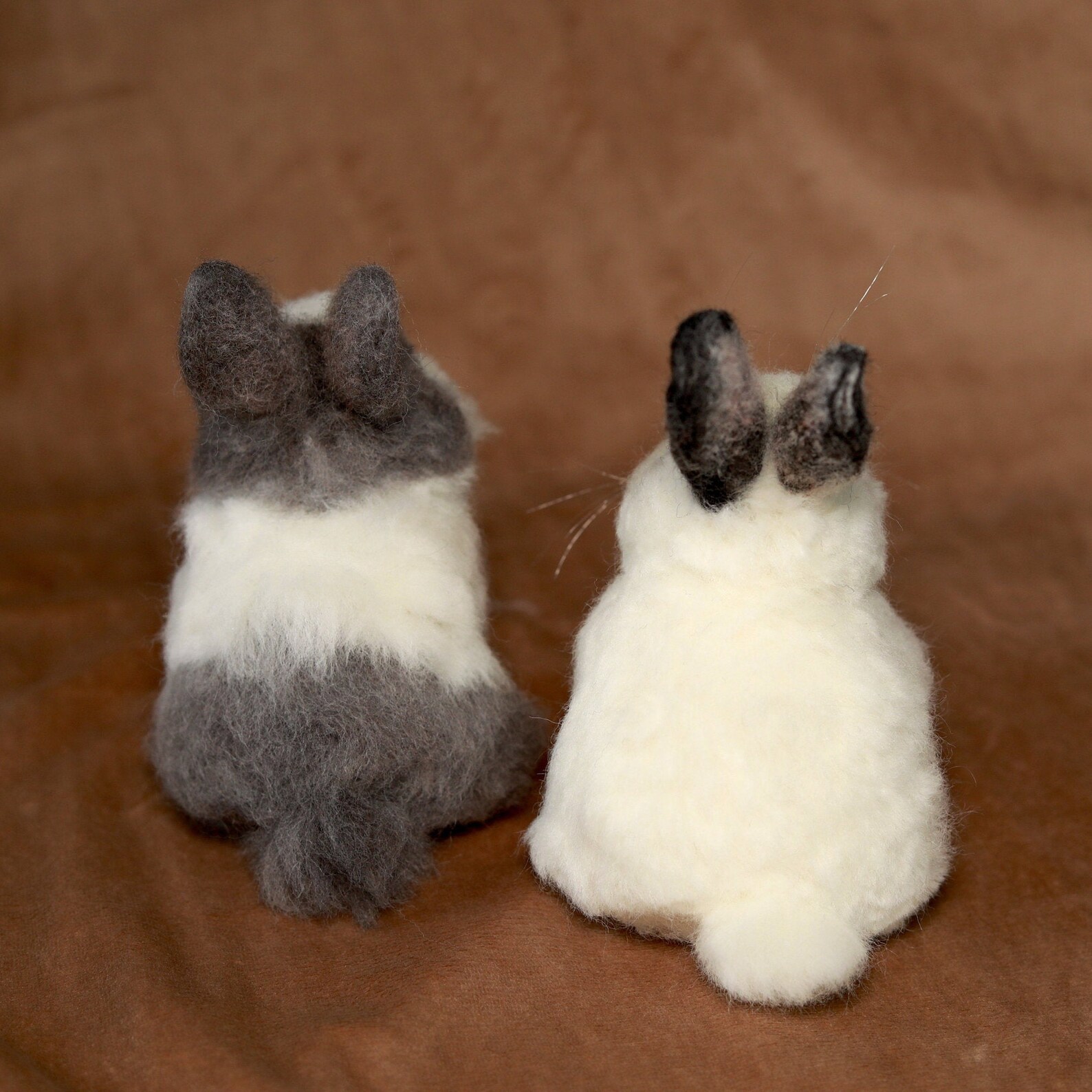 Custom Felted Rabbit Sculpture/replica; Felted Miniature Lop; Realistic ...