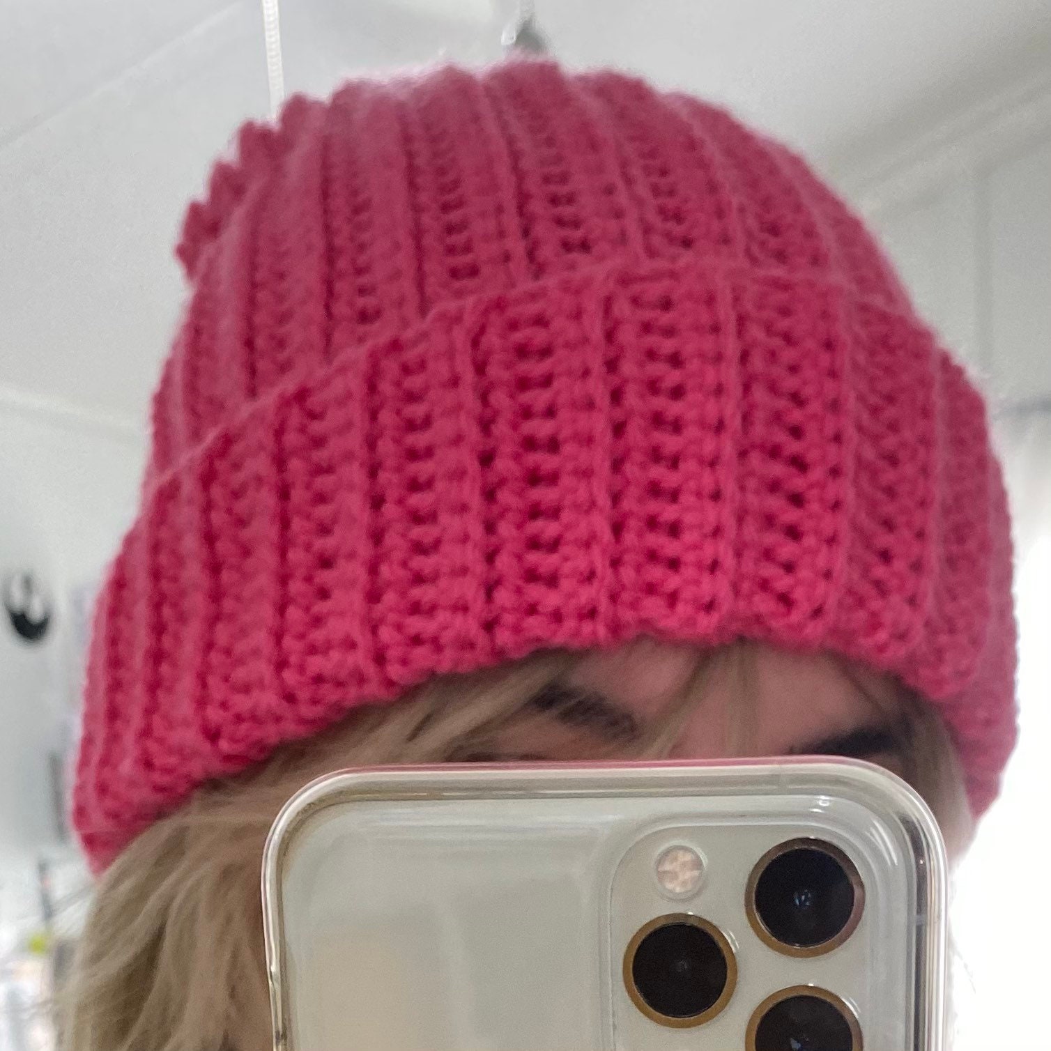 Harry Styles Inspired Pink Beanie 