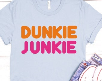 Dunkie Junkie Svg,Dunkin Donuts Svg, Dunkin Logo Svg,Dunkin Donuts Coffee Svg,Instant Download for Cricut,Digital Download,Eps,Png,Dxf