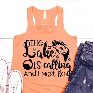 Il lago sta chiamando devo andare Svg, Funny QuoteS Svg, Lake Quotes Svg, Lake Svg, Lake Svg Cut File, Instant Download, Silhouette