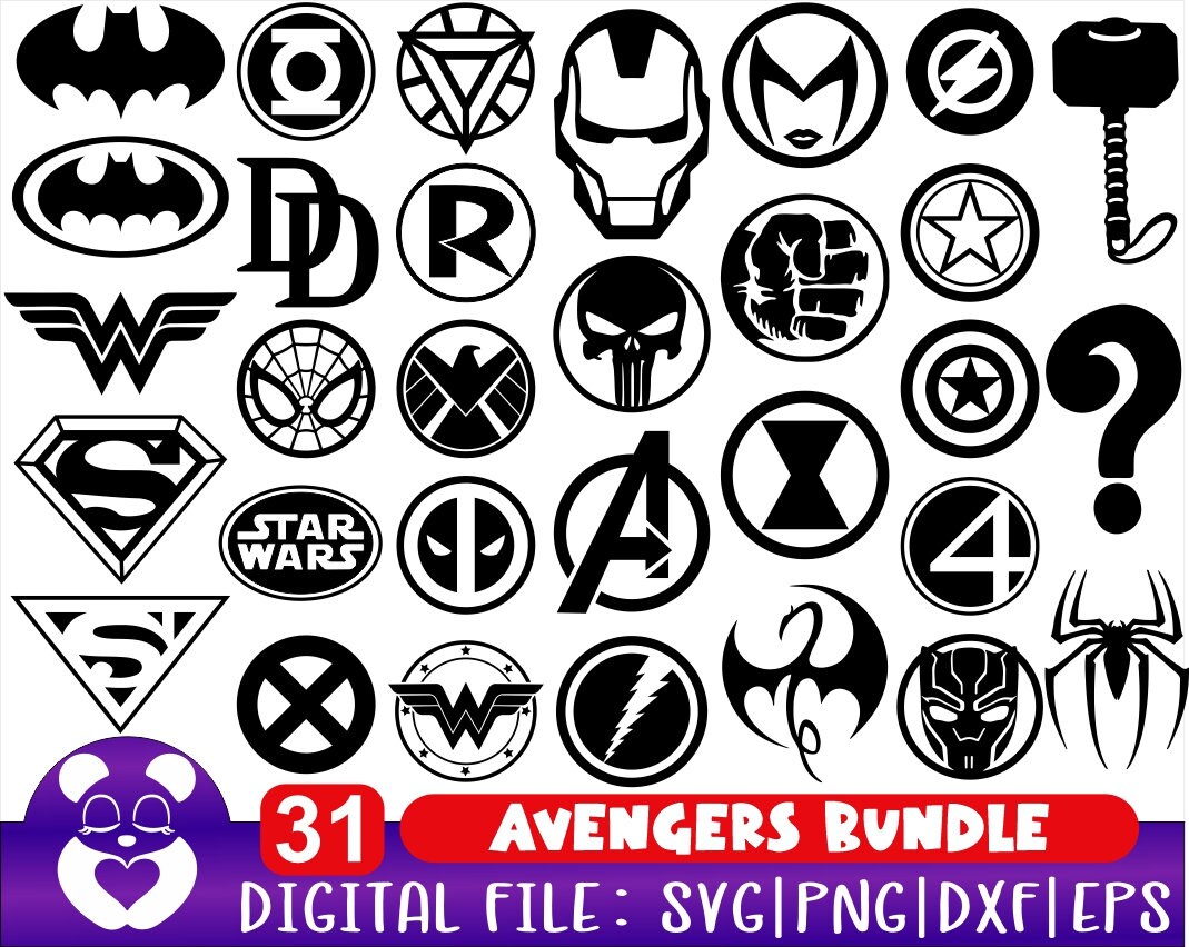 Avengers Svg Bundle, Avengers Svg, Avengers Circle Svg, Marvel Svg, S…