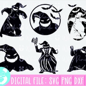 Oogie Boogie Svg,Oogie Boogie Bundle SvgNightmare Before Christmas Svg,Halloween Svg,Dateien für Cricut,Silhouette,Sofort Download,Dxf,Png