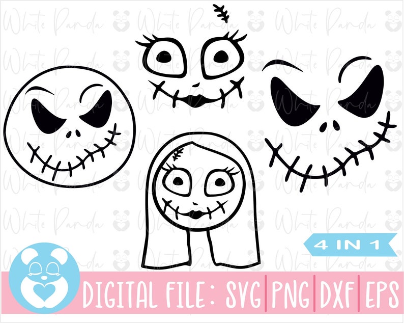 Download Jack And Sally Svg The Nightmare Before Christmas Svg Jack Skellington Svg Files For Cricut Silhouette Digital File Instant Download Dxf Png Kits How To Craft Supplies Tools Shantived Com