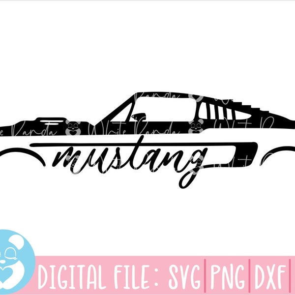Mustang Svg,Ford Mustand Svg,Car Svg,Boy Tshirt Svg,Classıc Car Svg,Instant Download,My Dream Car Mustang  Svg,Cricut,Silhouette,Svg,Png,Eps