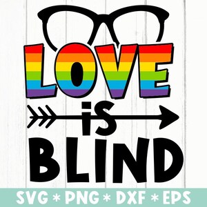 Liebe ist Blinds SVG, SVG-Datei, Pride Month, Regenbogen-Herz-Svg, Queer Pride, LGBTQ-Svg, Cricut-Datei, digitaler Download