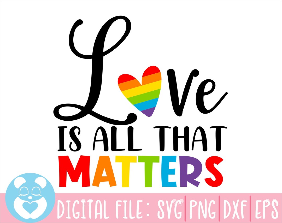 Gay Pride Svg, Gay Svg, Love Rainbow Heart Svg, LGBTQ Pride Svg ...
