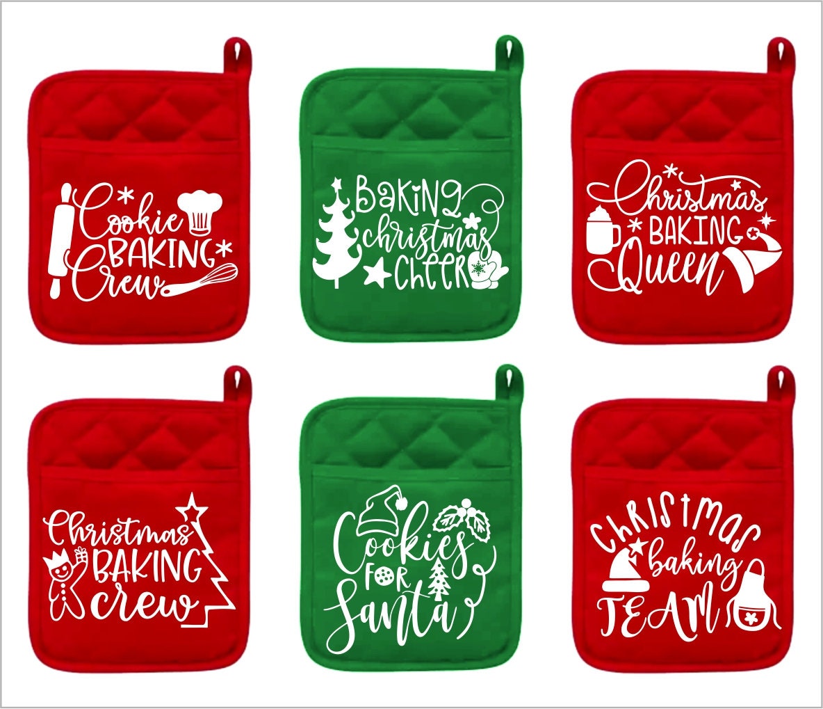 Christmas Pot Holder Svg Bundlechristmas Oven Mitt Svgpot Etsy