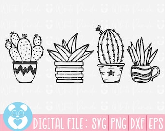 Cactus Succulent Svg ,Cactus Svg,Succulent Svg,Plants Svg,Cactus Cut File,Cactus Clipart, Plant Svg,File for Cricut and Silhouette,Cacti Svg