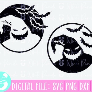 Oogie Boogie Svg,Nightmare Before Christmas Svg,Halloween Svg,Digital Download,Dateien für Cricut,Silhouette,Instant Download,Dxf,Png,Svg