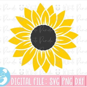 Sunflower Svg,Flower Svg,Sunflower Monogram Svg,Instant Download Svg,Digital Download,Clipart,Sunflower,Svg File Cricut,Silhouette,Cameo,Svg